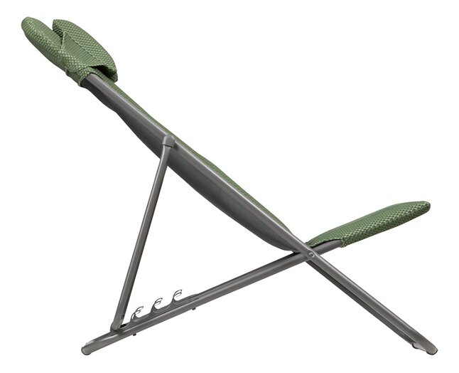 Lafuma Strandstoel Maxi Transat Olijf met BeComfort