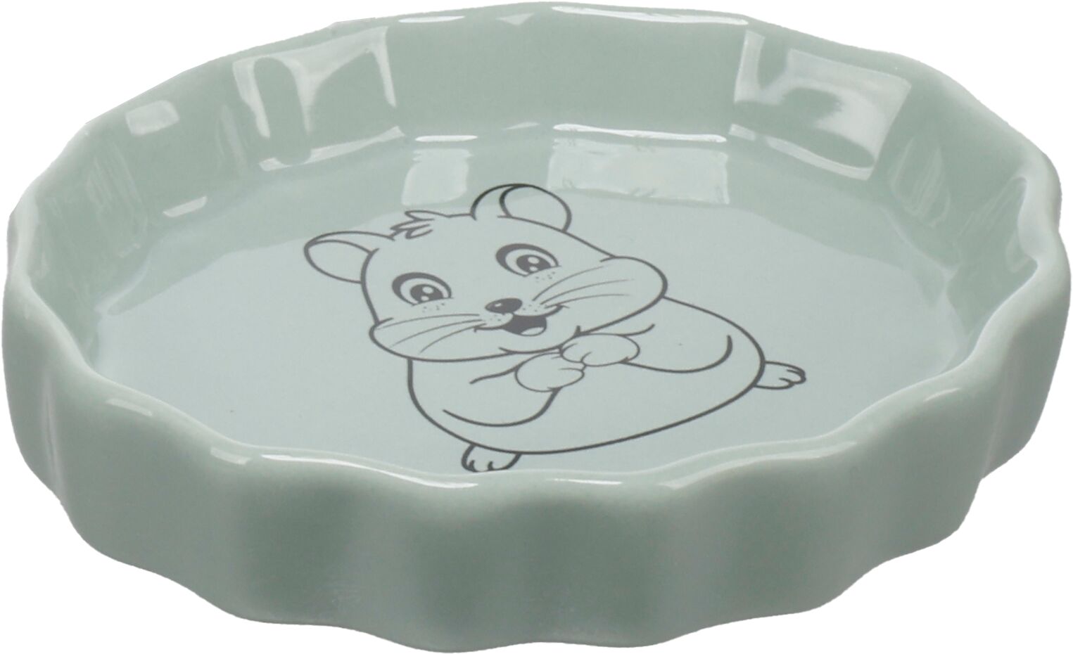 Flamingo Eet- en Drinkpot Rond Snuffy 10.5 cm 70 ml Muntgroen