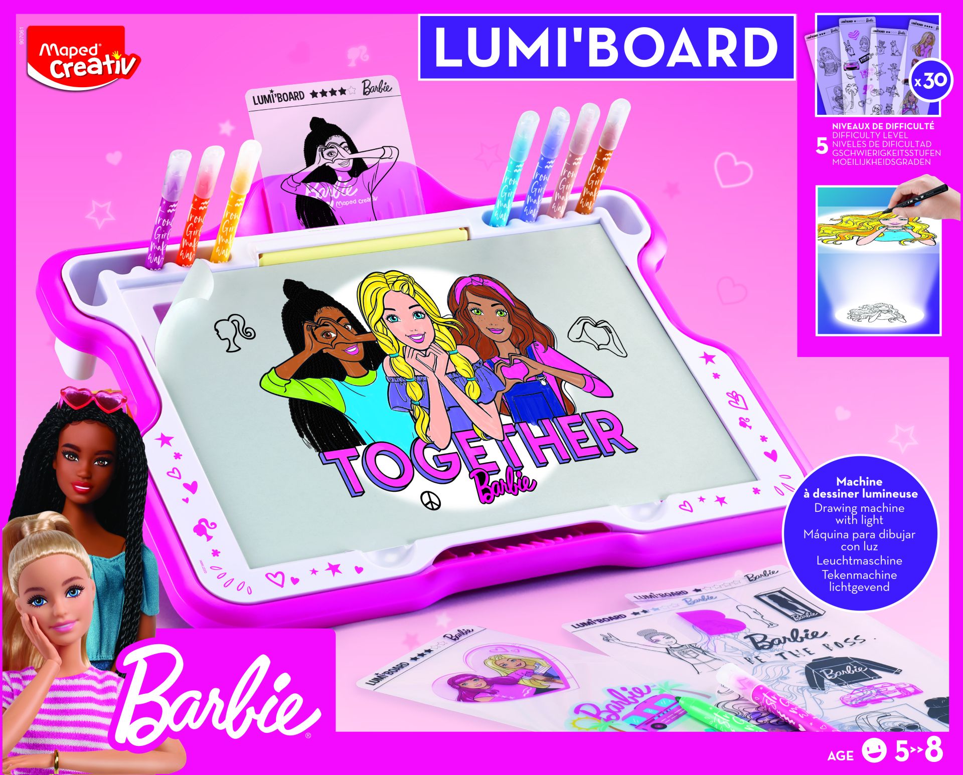 Maped Creativ Barbie Lumi Board