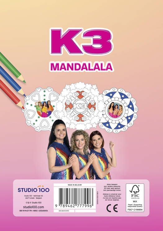 K3 Kleurboek Mandala