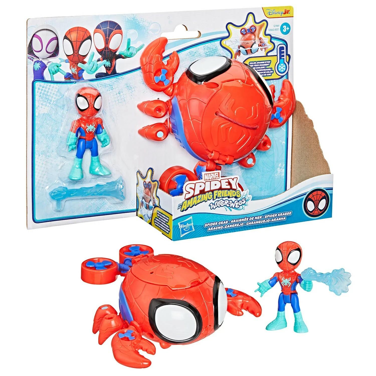 Spidey and His Amazing Friends Waterwebs Voertuig met figuur  - prijs per stuk