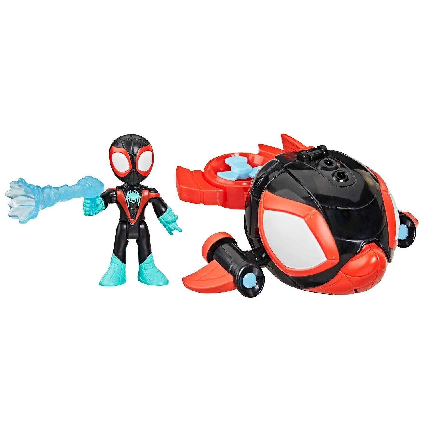 Spidey and His Amazing Friends Waterwebs Voertuig met figuur  - prijs per stuk