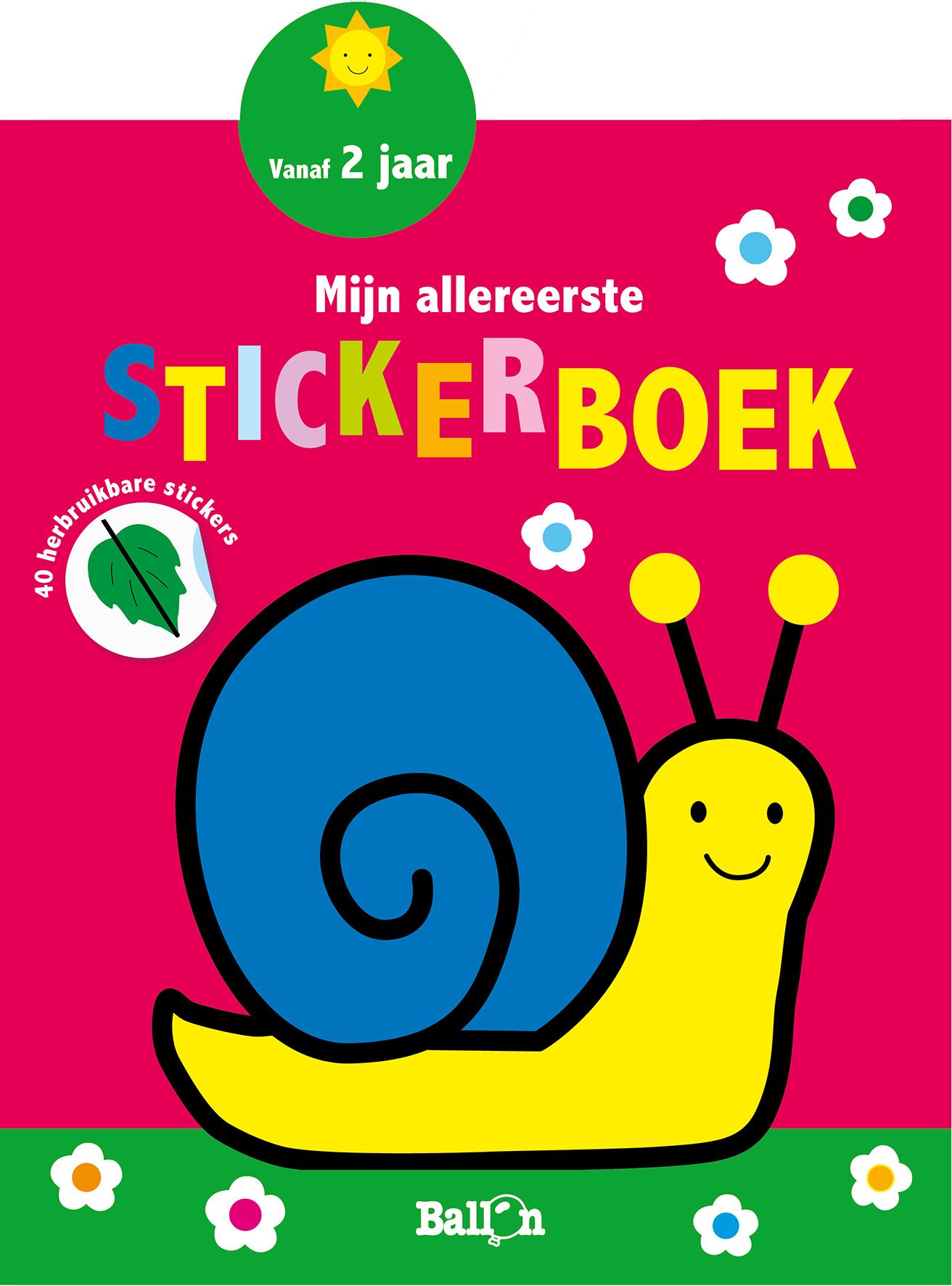 Mijn allereerste Stickerboek - Slak +2j