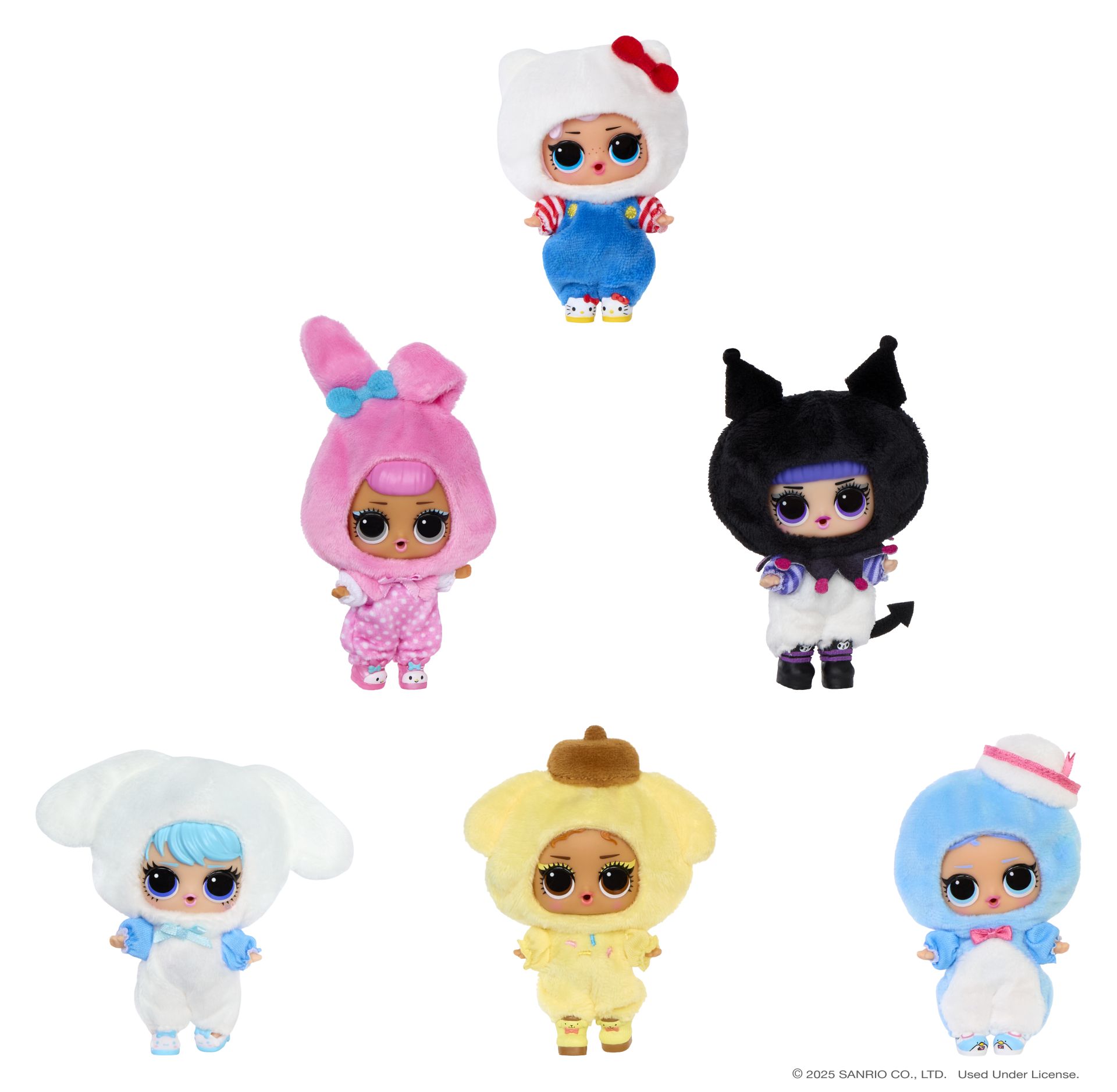 L.O.L. Surprise Loves Hello Kitty Reversible Pluch Surprise ass, prijs per stuk