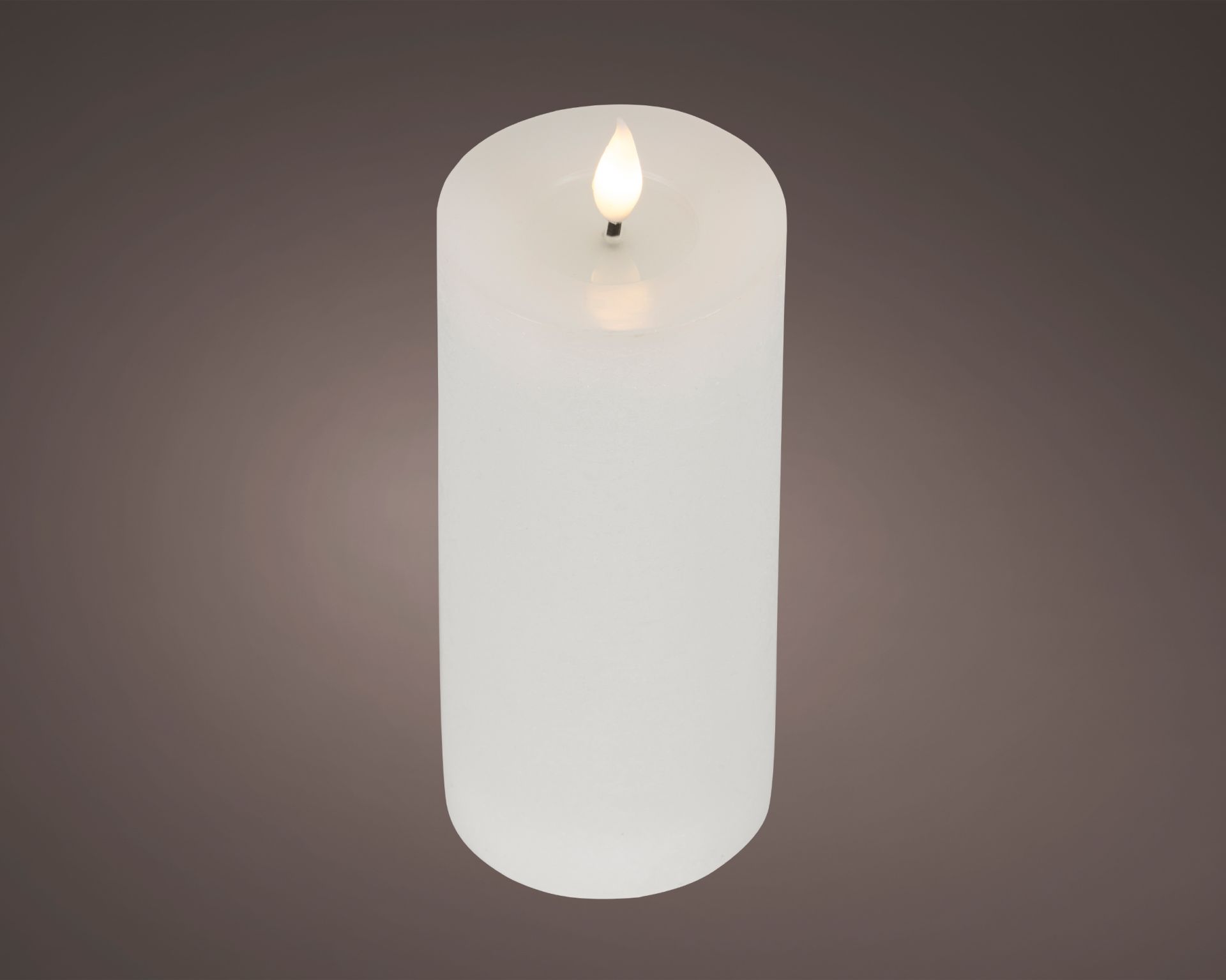 Kaars LED Real Wax Wit 7.5x20 cm - Warm Wit