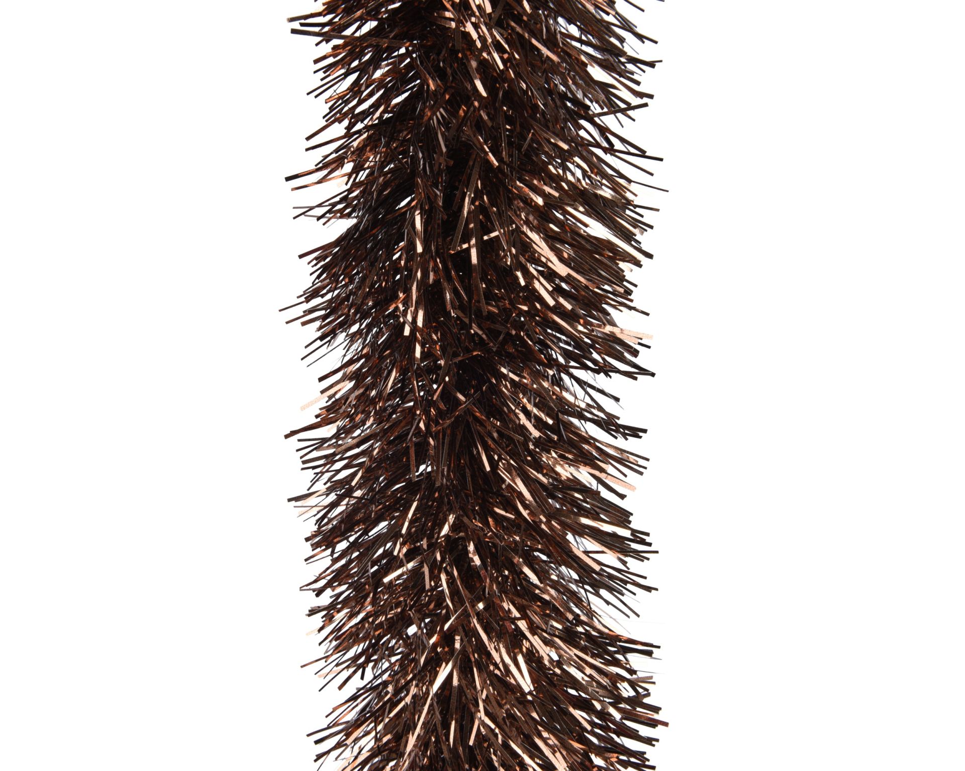 Guirlande Lametta Espresso 10x270 cm - Glanzend
