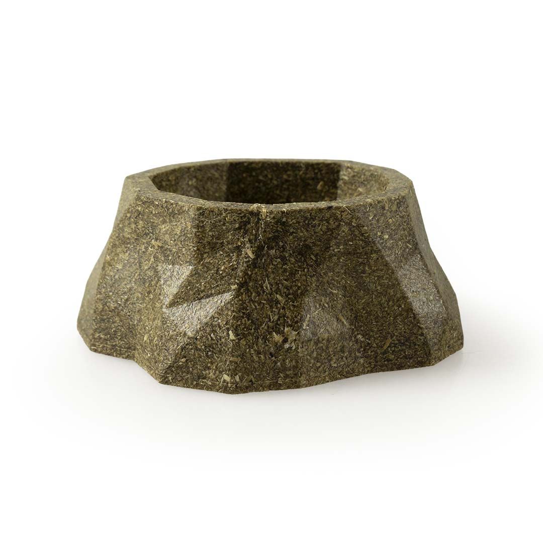 DuvoPlus Garden Bites Veggie Nibble Eetkom 8x8x3 cm 70 g Bruin