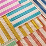 Klevering Placemat Bay Stripes Dark Green 47x34 cm - Bamboo