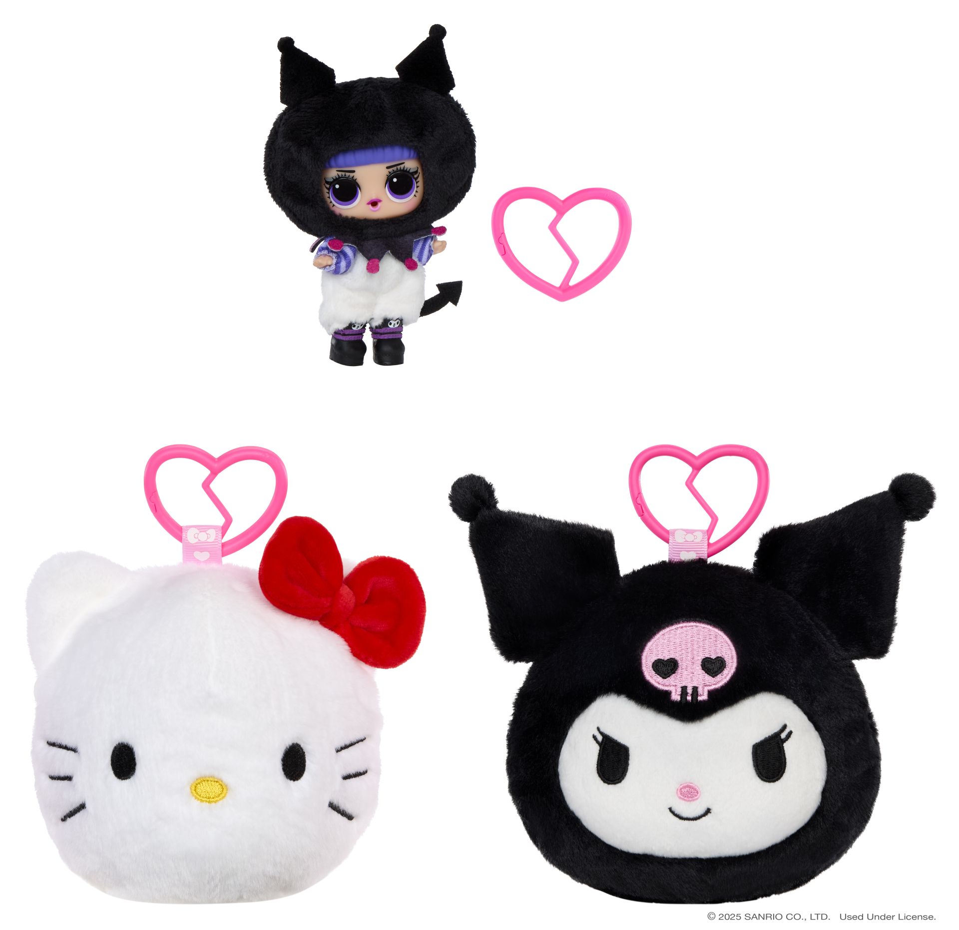 L.O.L. Surprise Loves Hello Kitty Reversible Pluch Surprise ass, prijs per stuk