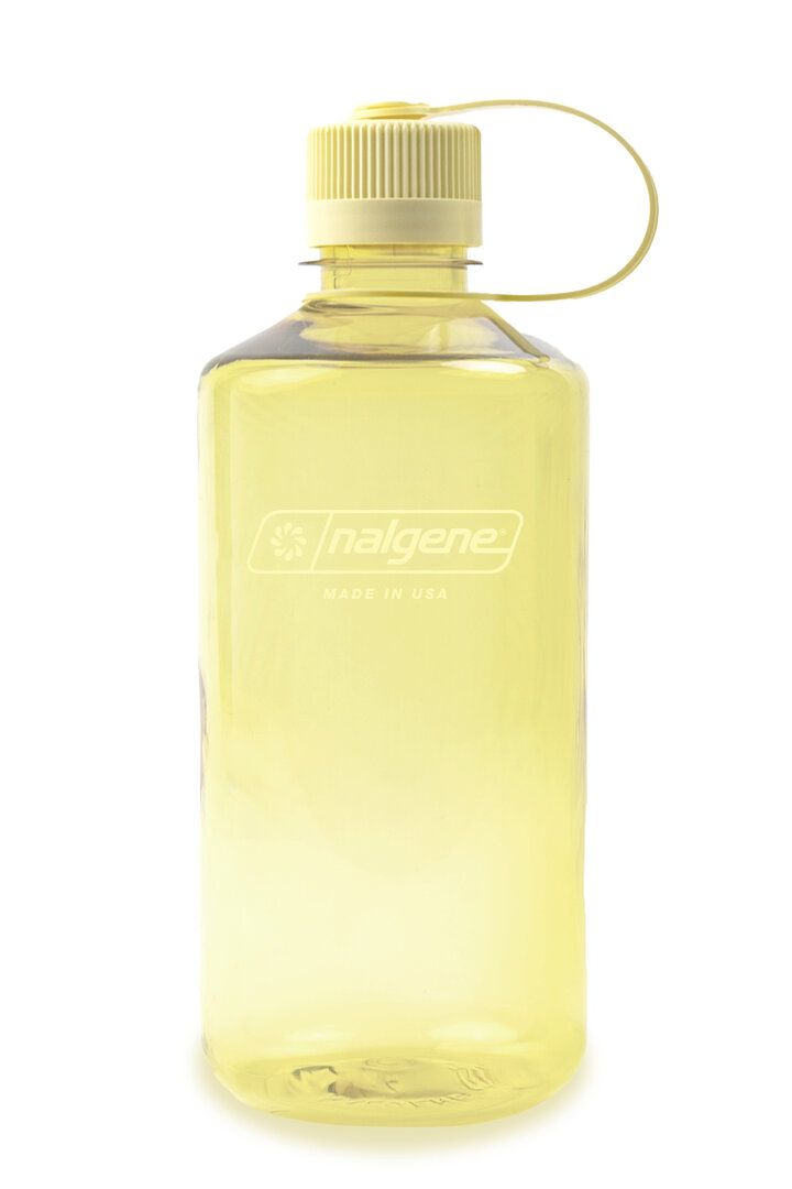 Nalgene Drinkfles Narrow-Mouth  1l  Butter   Lekvrij - Vaatwas en Diepvriesbestendig
