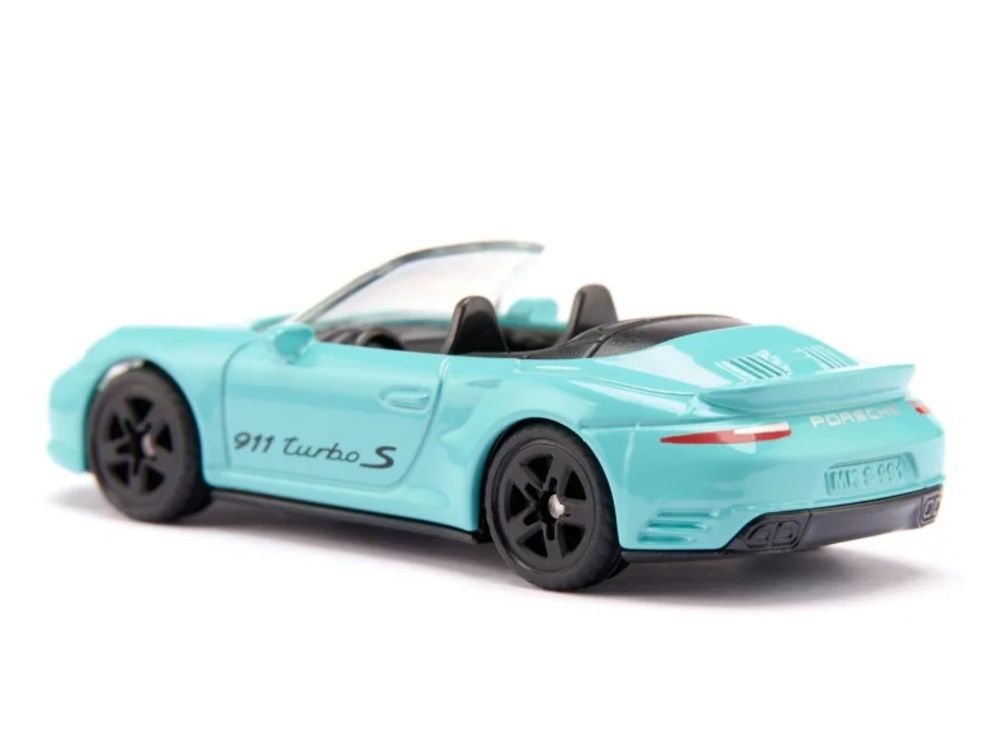 Siku 1117 Porsche 911 Turbo S Cabriolet  ** Klein schaalmodel op blister