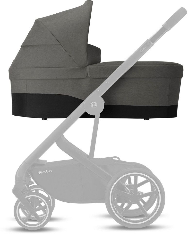 Cybex Draagmand kinderwagen Balios S soho grey mid grey