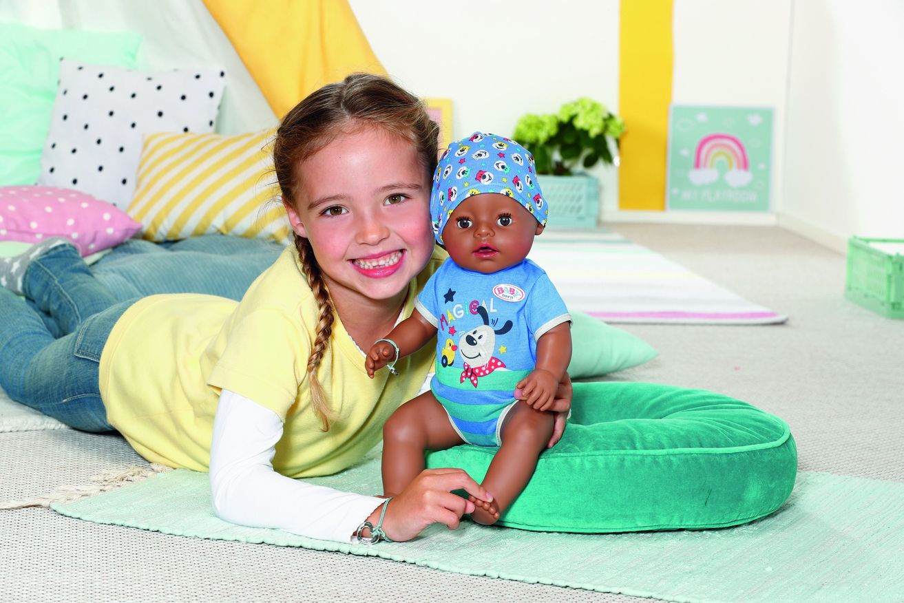 Baby Born Magic Boy, Jongen 43 cm Bruine Ogen