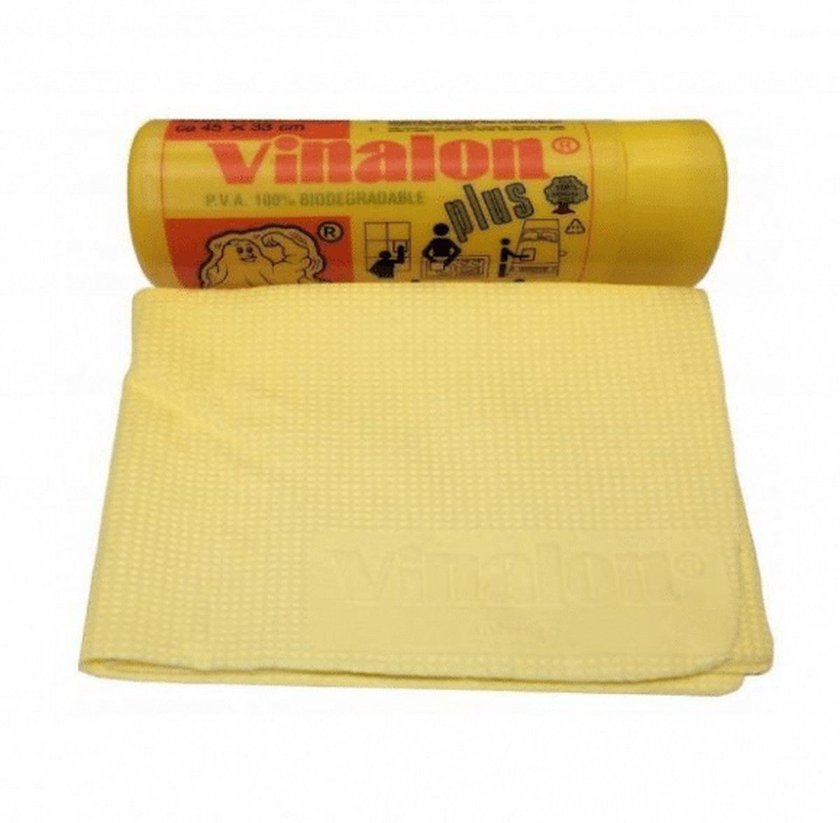 Vinalon Zeemvel Plus Geel 45x33 cm - in Koker
