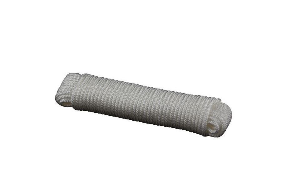 Ledent Gevlochten Touw 6 mm - 20 m Wit