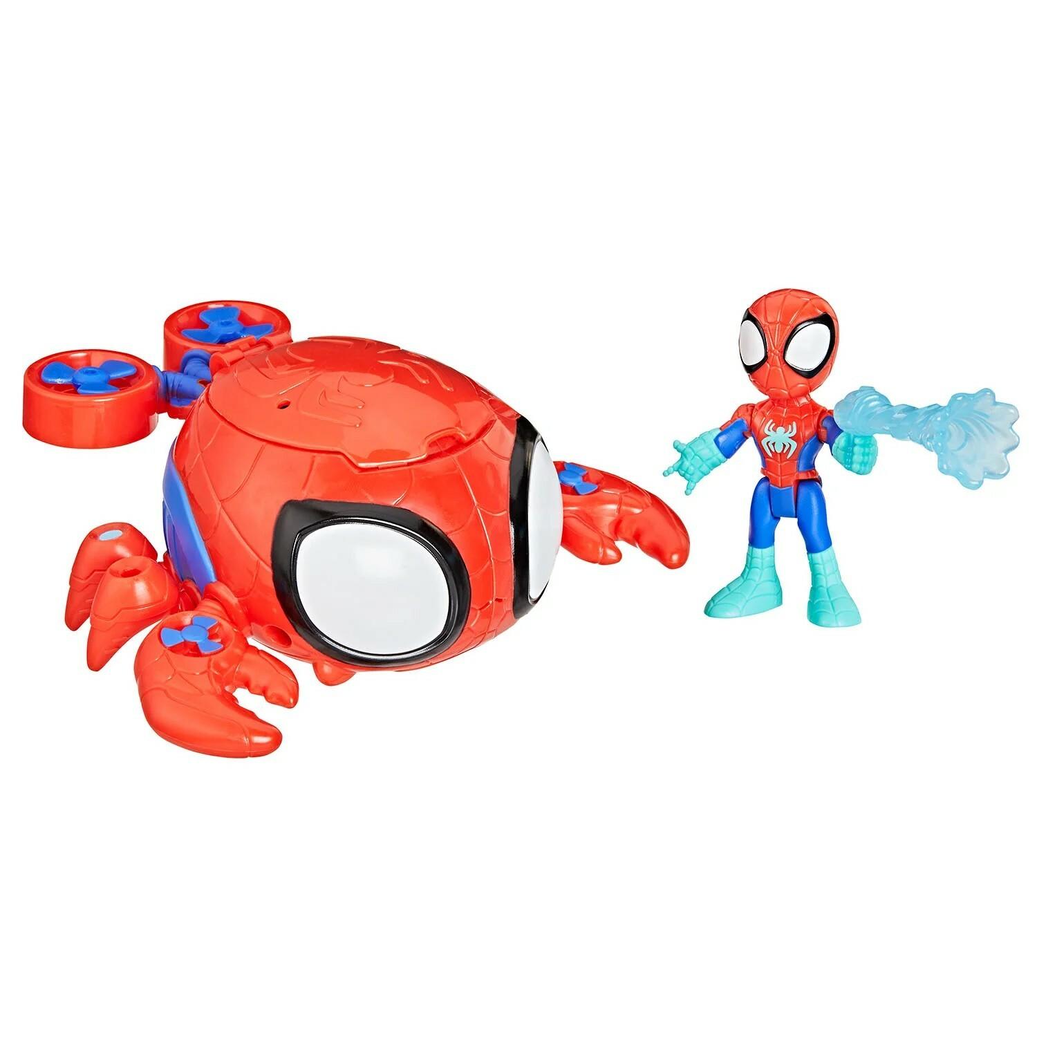 Spidey and His Amazing Friends Waterwebs Voertuig met figuur  - prijs per stuk