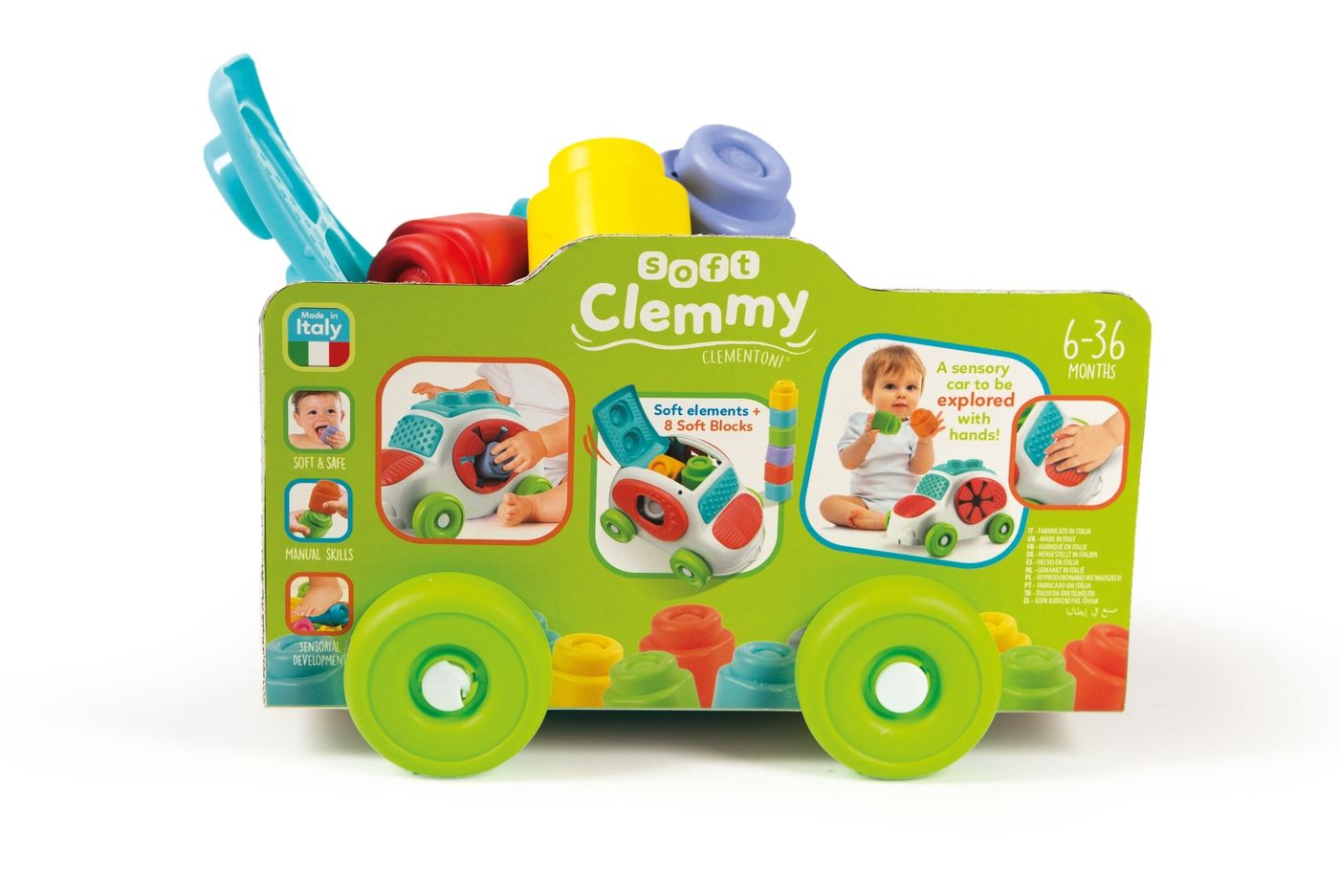 Baby Clementoni Vormendoos Auto Clemmy