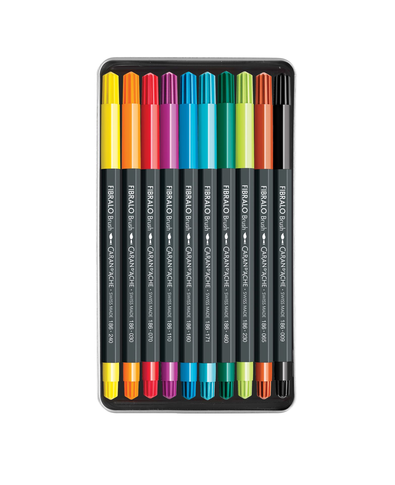 Caran d'Ache Fibralo Brush Viltstiften 10 stuks