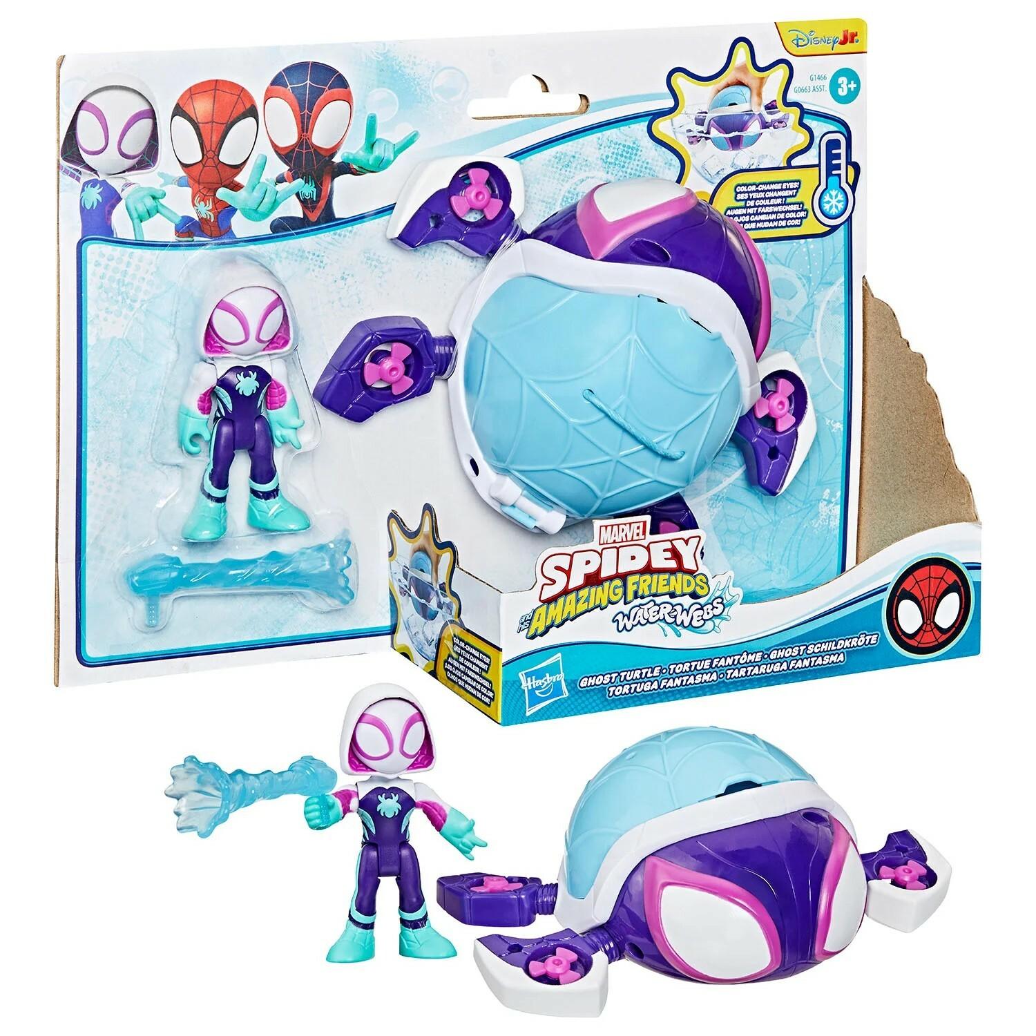 Spidey and His Amazing Friends Waterwebs Voertuig met figuur  - prijs per stuk