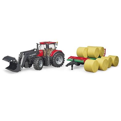 Bruder Case IH Optum 300 CVX Traktor met frontlader