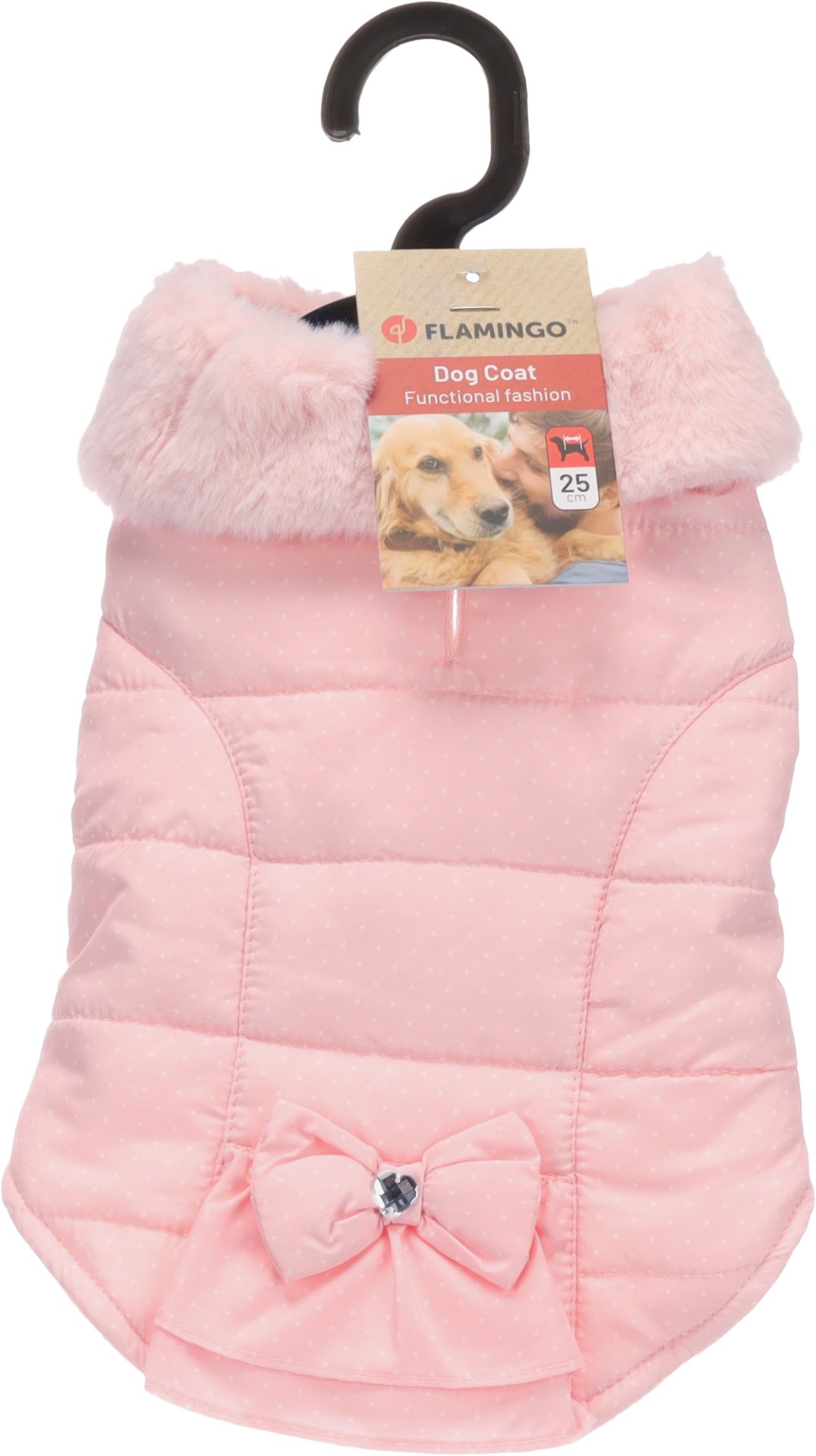 Flamingo  Jas Guzzi Hond Roze 25 cm