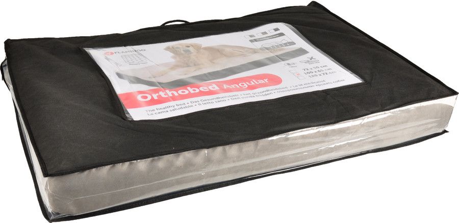 Flamingo Kussen Ortho Rechthoekig Grijs 100x65x12 cm