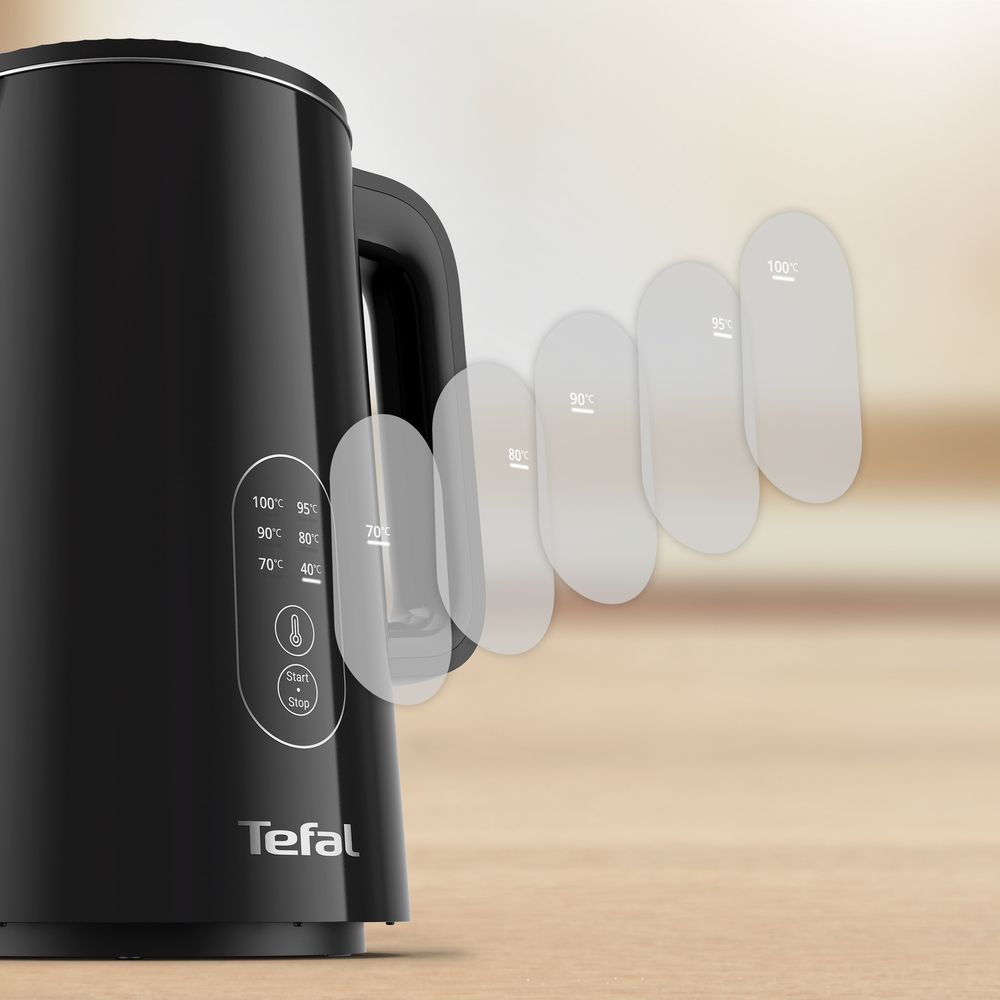 Tefal waterkoker KO6518E0 met Digitale Temperatuur Aanduiding, 1.5 L.
