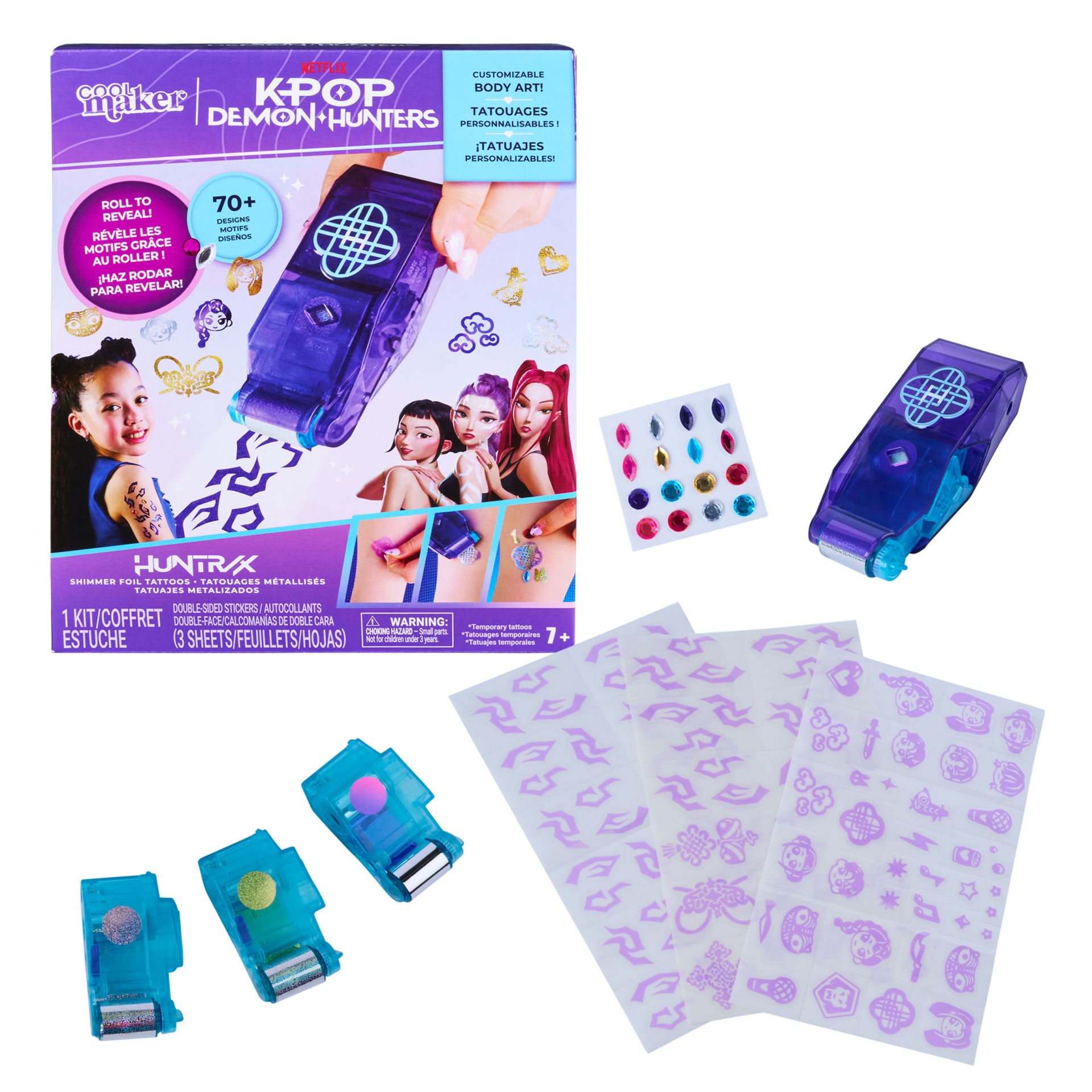 Cool Maker Kpop Demon Hunters Tatoo activity kit