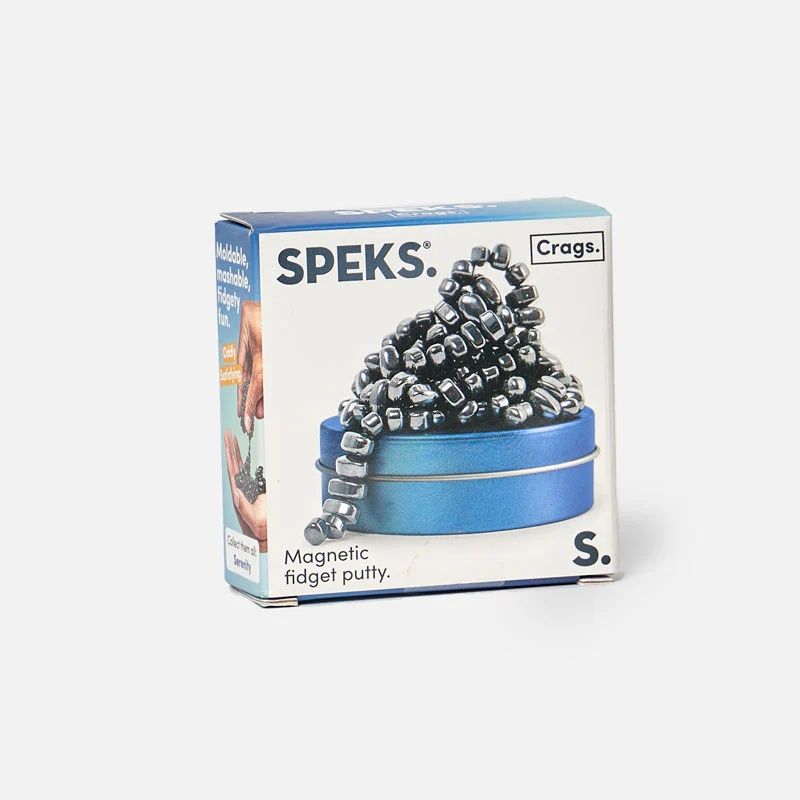 Speks Crags Mini Magnetic Fidget Putty Serenity - 7x7x2.8 cm - Rare Earth Magnets