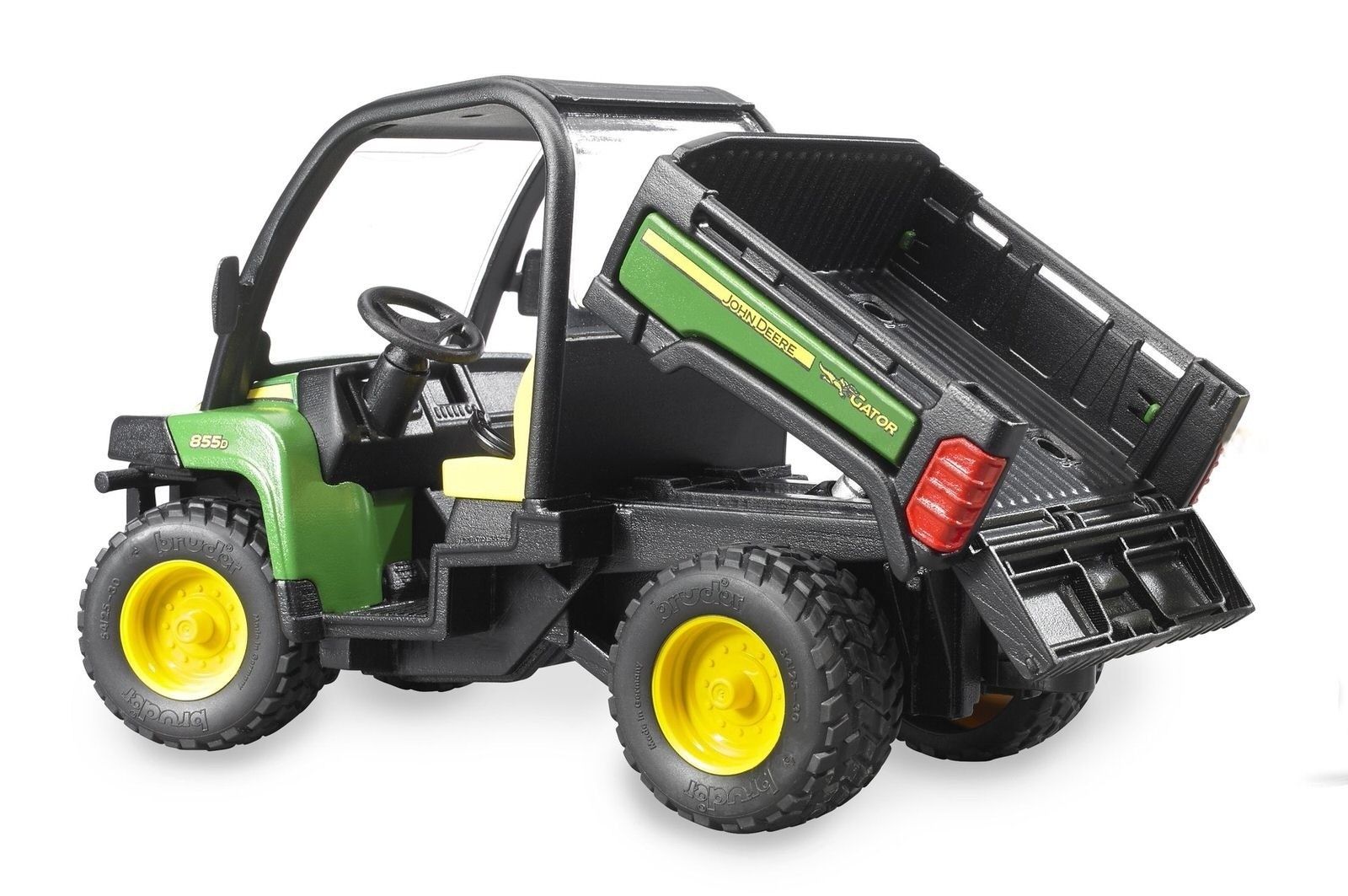 Bruder John Deere gator XUV 855D terreinwagen met kipbak