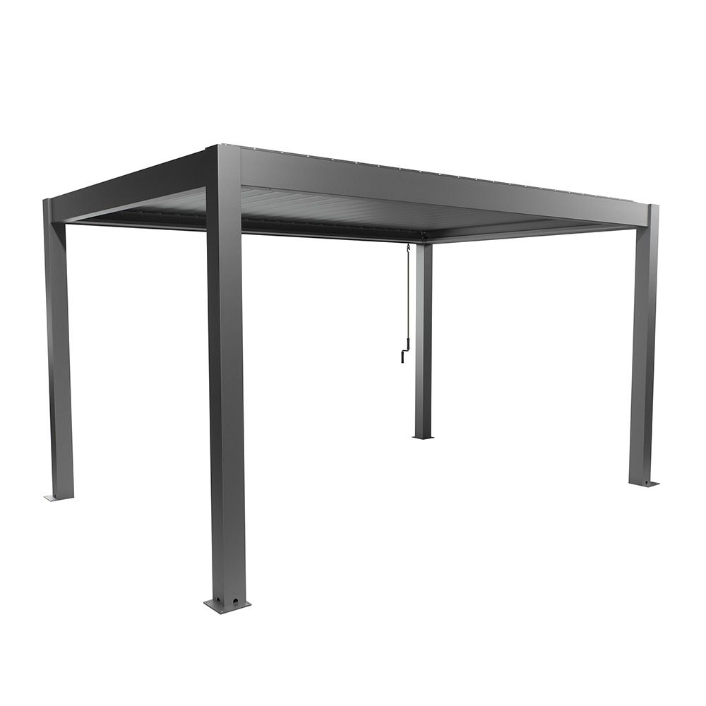 Biohort Pergola Metaal 4.5x3 m Kwartsgrijs