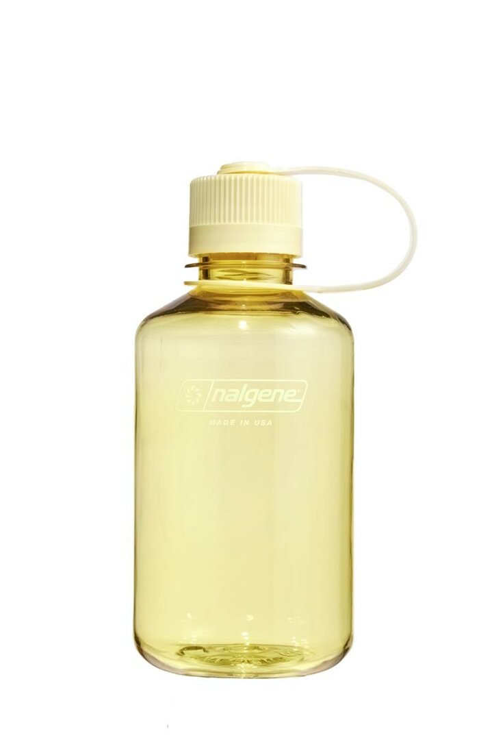 Nalgene Drinkfles Narrow-Mouth  500ml  Butter   Lekvrij - Vaatwas en Diepvriesbestendig