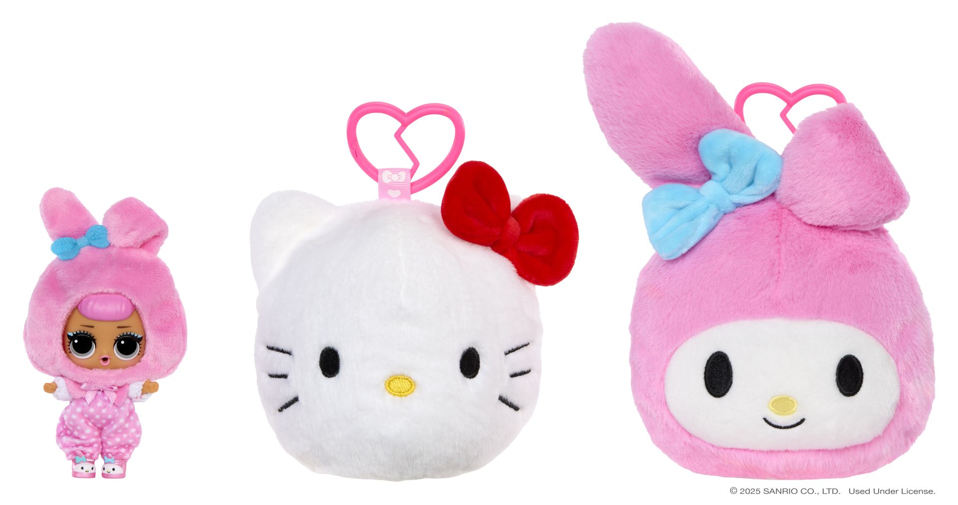 L.O.L. Surprise Loves Hello Kitty Reversible Pluch Surprise ass, prijs per stuk