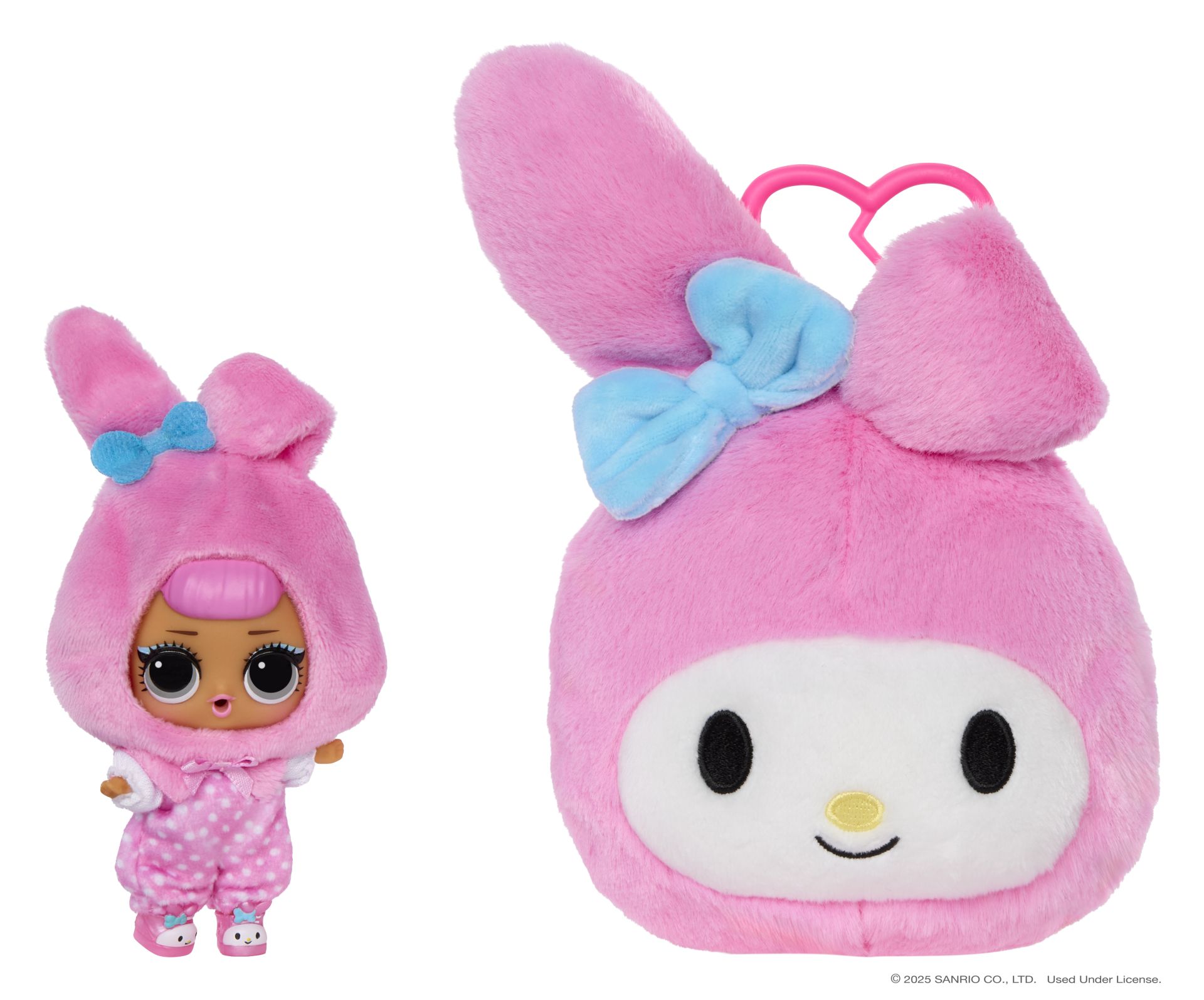 L.O.L. Surprise Loves Hello Kitty Reversible Pluch Surprise ass, prijs per stuk