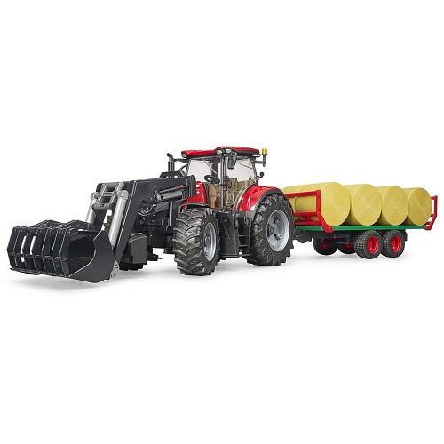 Bruder Case IH Optum 300 CVX Traktor met frontlader