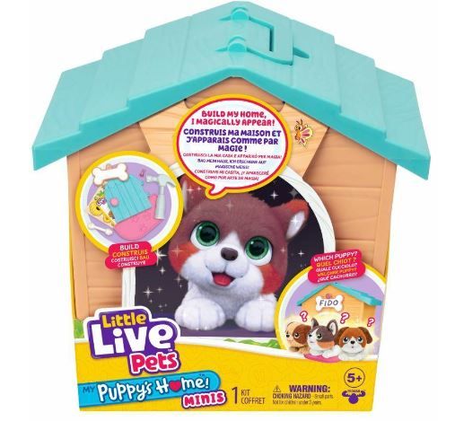 Little Live PetsPuppy's Home Minis, bouw het huis en wachten maar