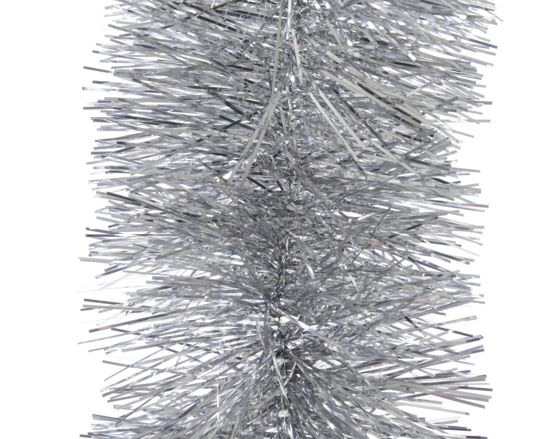 Guirlande Lametta Zilver 20x270 cm - Glanzend