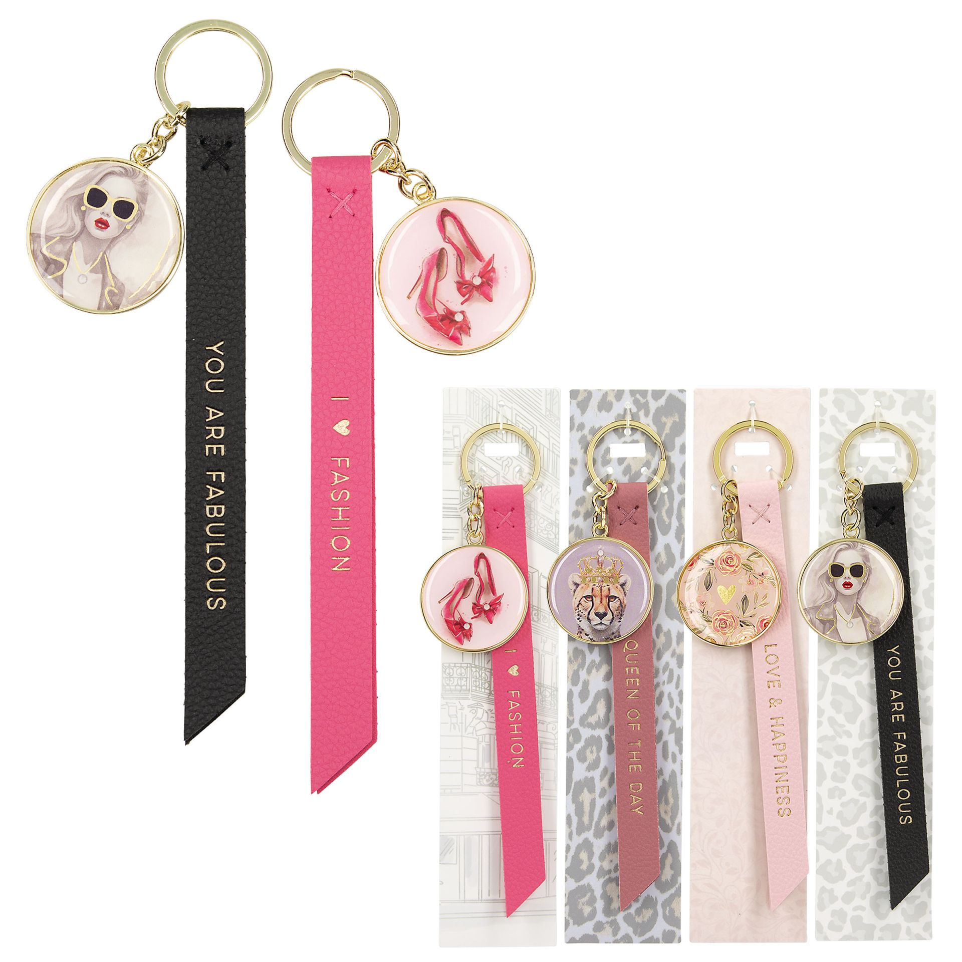 Sleutelhanger It's Your Time To Shine assorti - prijs per stuk
