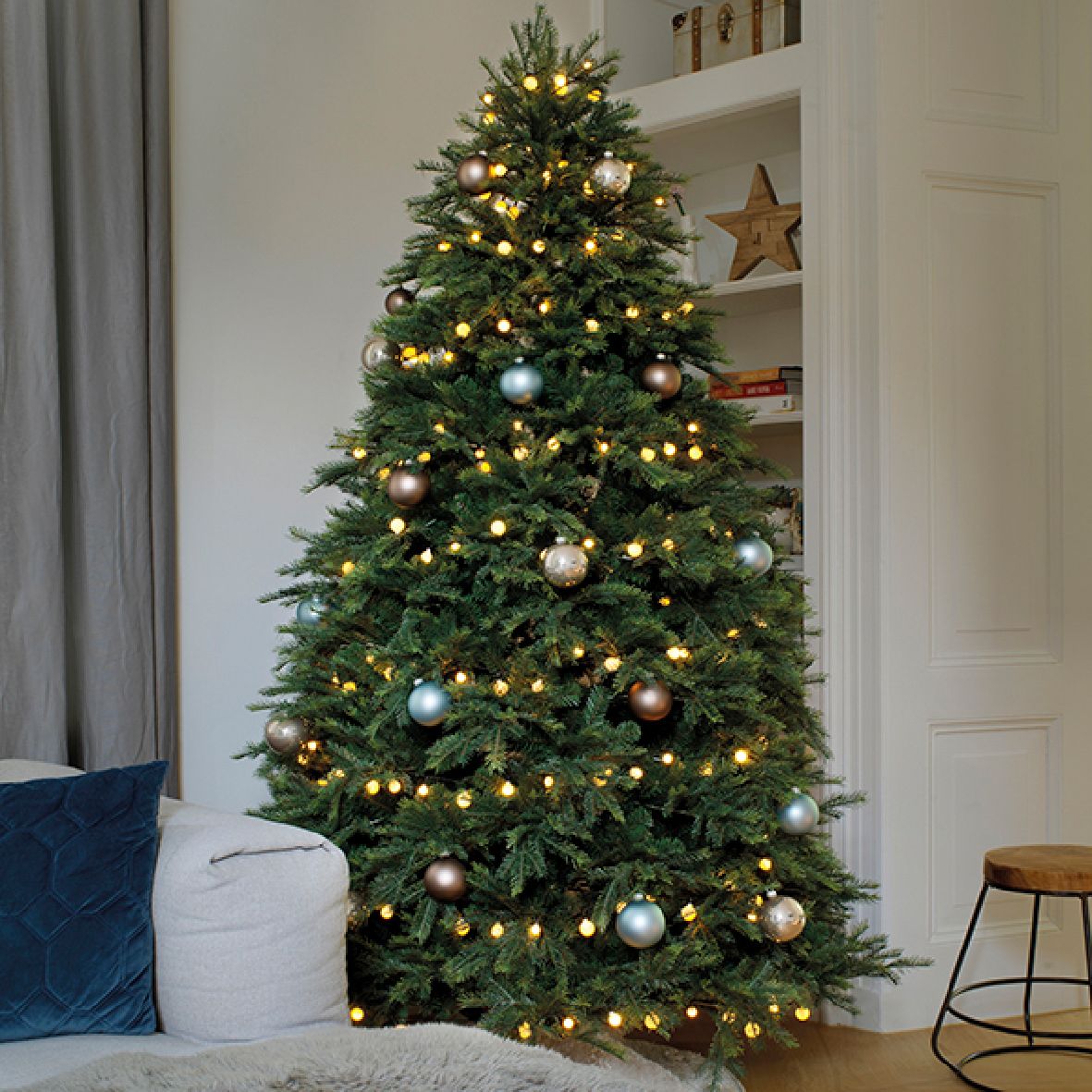 Kerstverlichting LED Cherry 9m - 120 leds - Transparent/Warm White - In/Outdoor