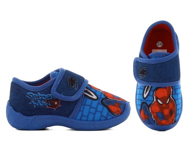 Leomil Spiderman Pantoffels Pantoffels kinderen jongen Spiderman 25, Ideaal voor kleuterschool of thuis, Zwart