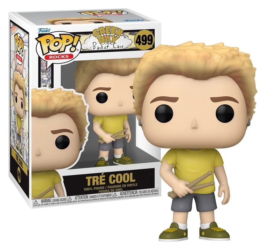 Funko Pop! Rocks - Green Day, Basket Case: Tré Cool 499