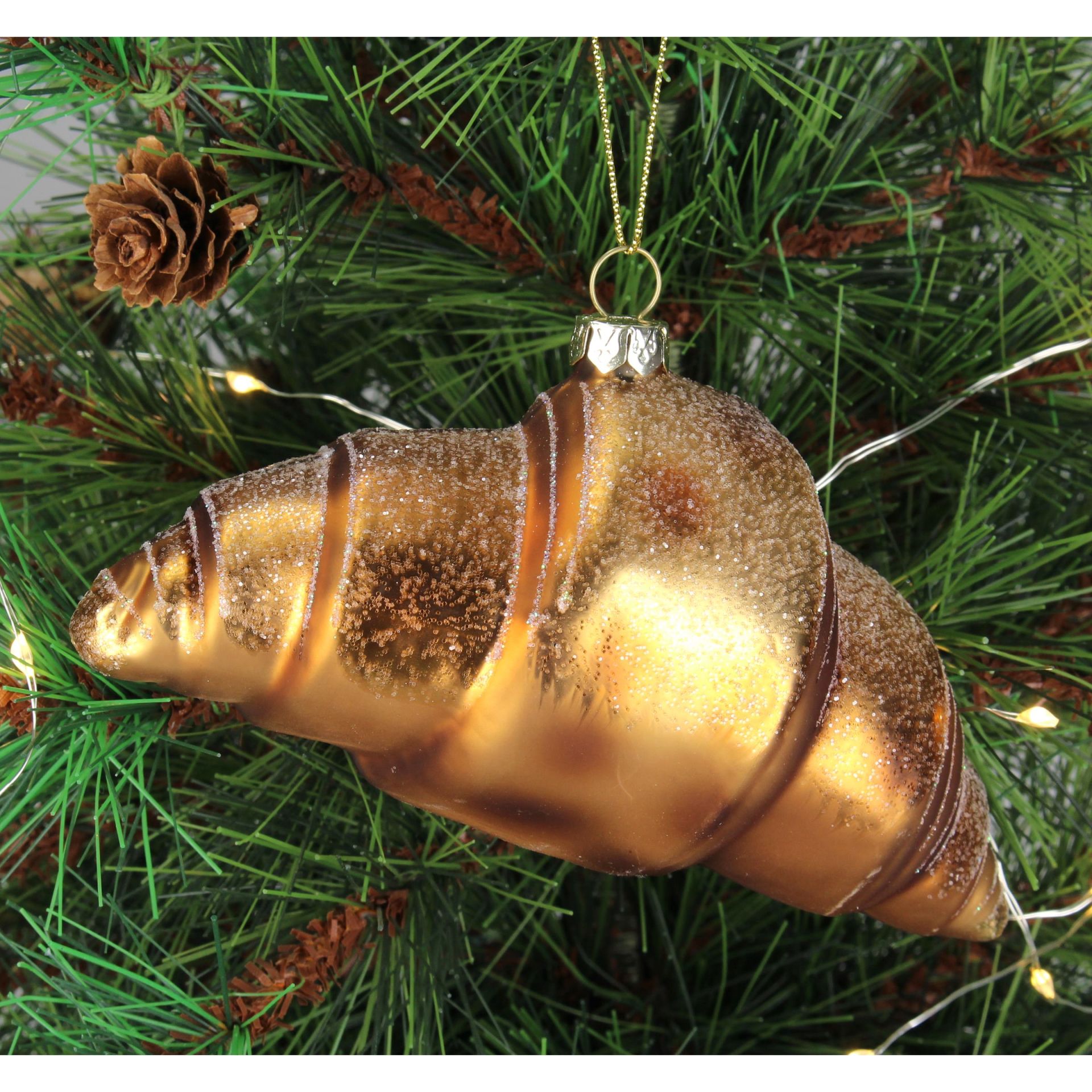 Boomhanger Croissant Goud 15x8x6 cm