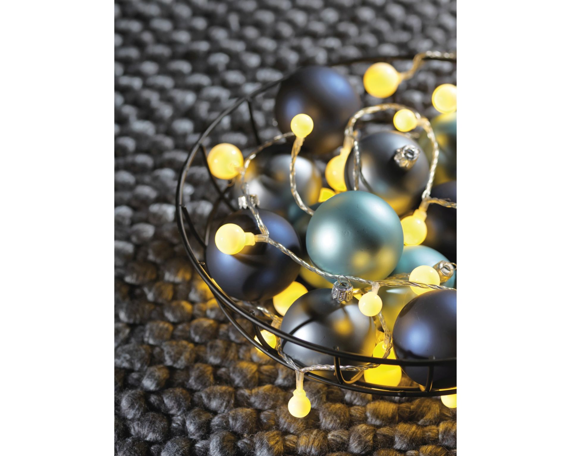 Kerstverlichting LED Cherry 9m - 120 leds - Transparent/Warm White - In/Outdoor
