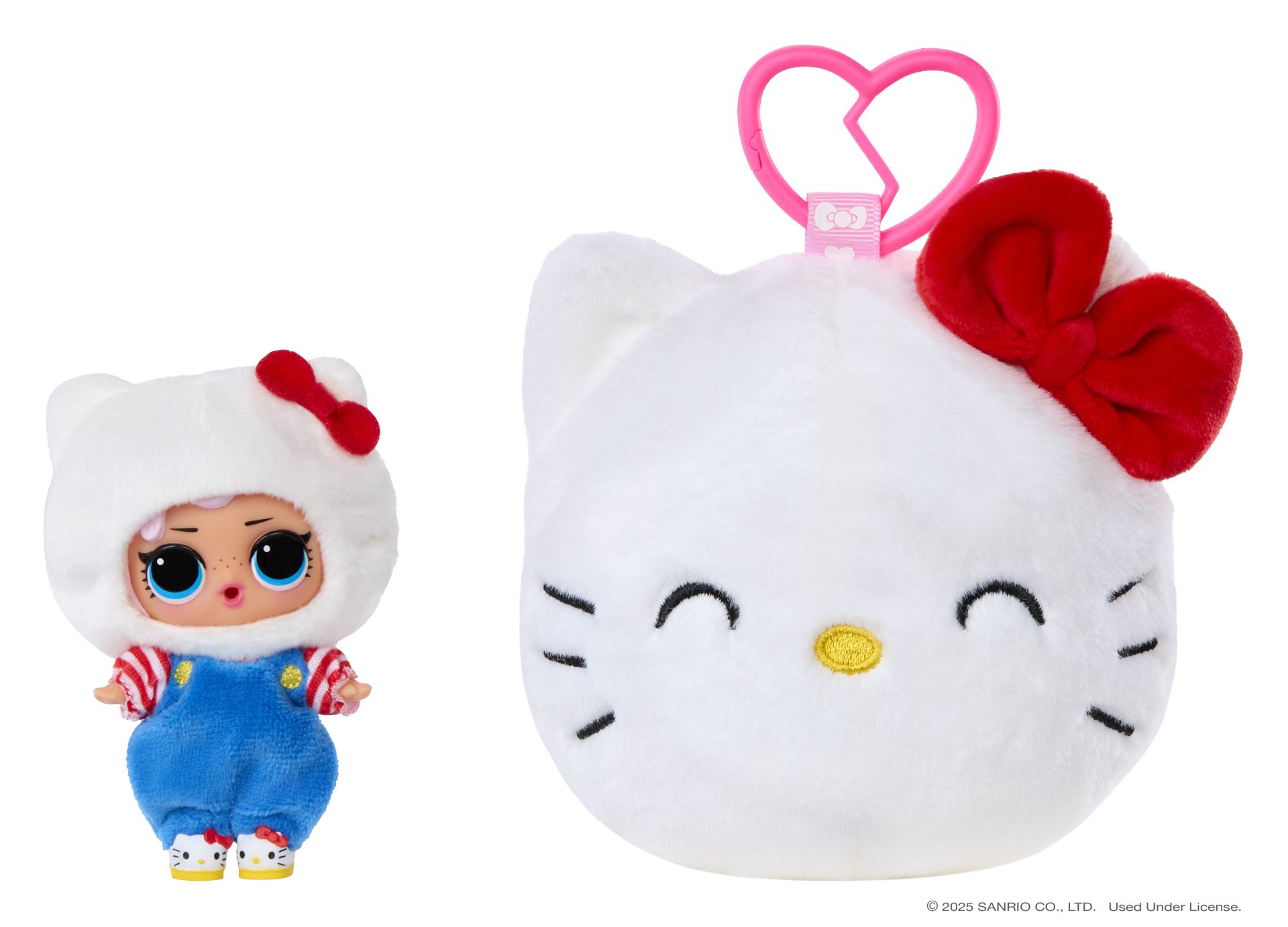 L.O.L. Surprise Loves Hello Kitty Reversible Pluch Surprise ass, prijs per stuk