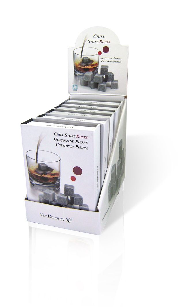 Vin Bouquet IJsblokvormen Rots - Chillstone Herbruikbaar set 9 stuks