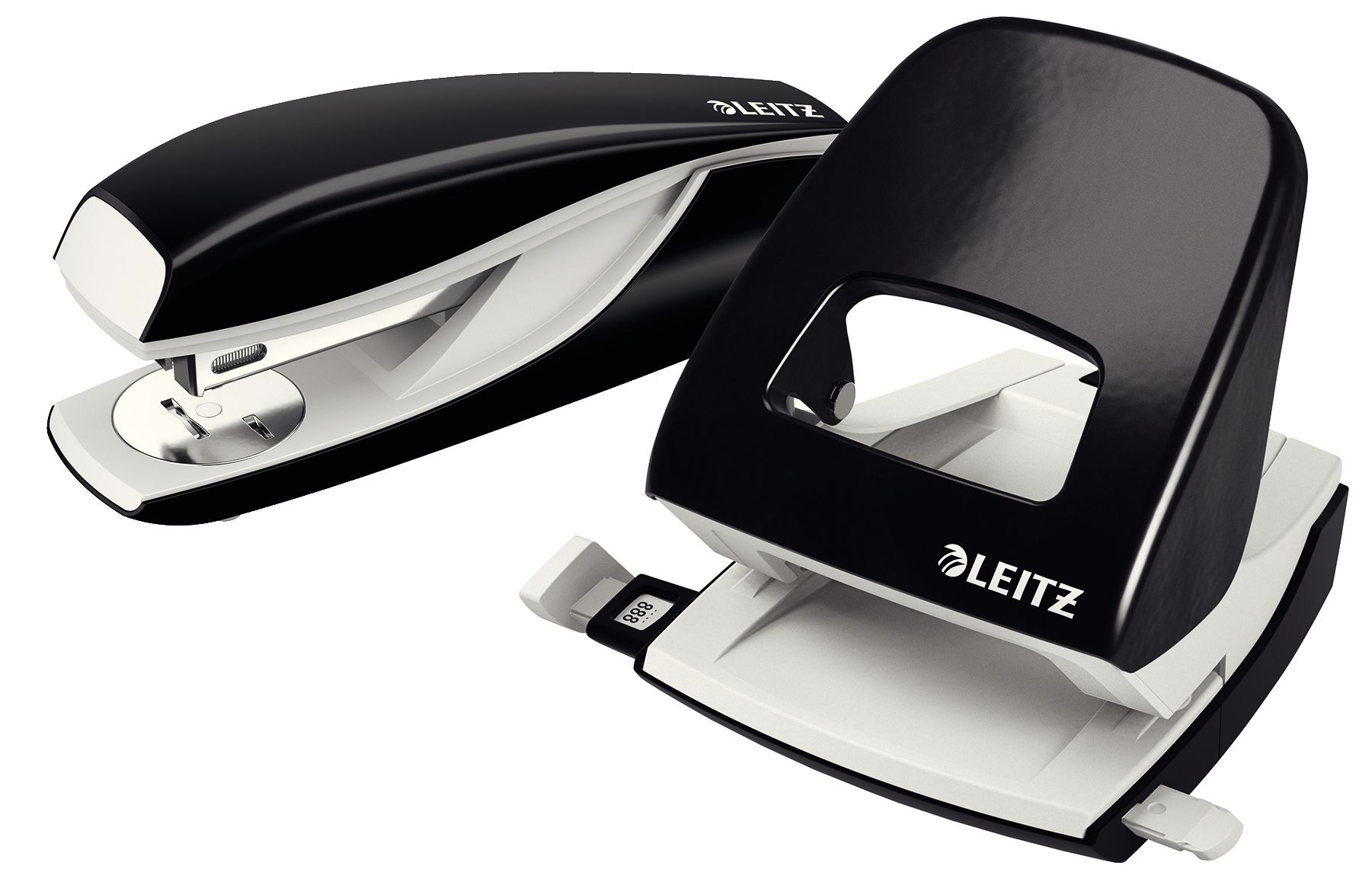 Leitz Nietmachine NeXXt Kantoor Zwart 42x58x151 mm - 30 vel 80 g - Blister