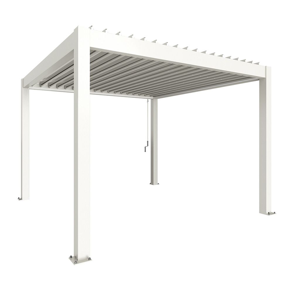 Biohort Pergola Metaal 3.5x3.5 m Wit