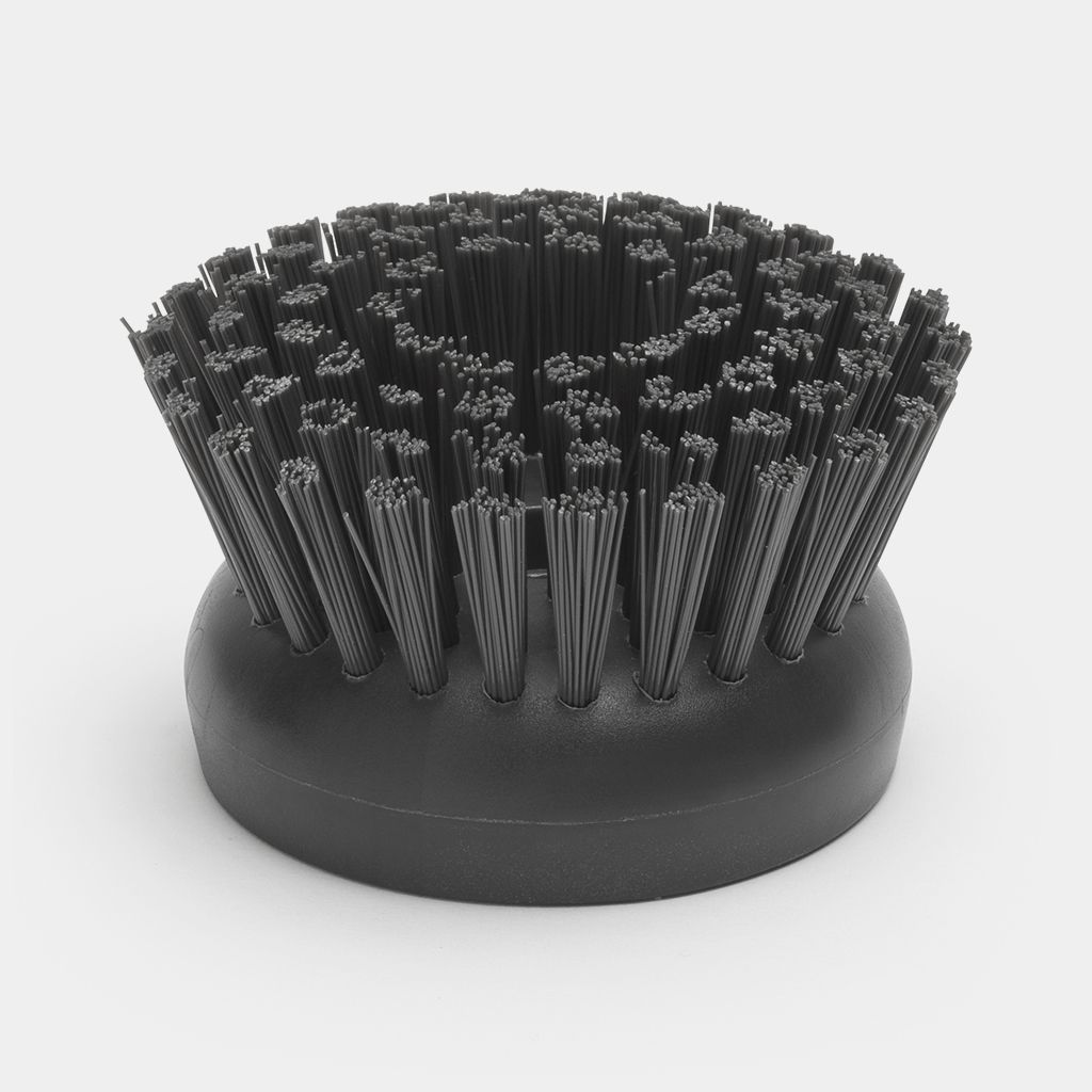 Brabantia Vervangkop voor Afwasborstel Sink Side - Dark Grey - Set van 2