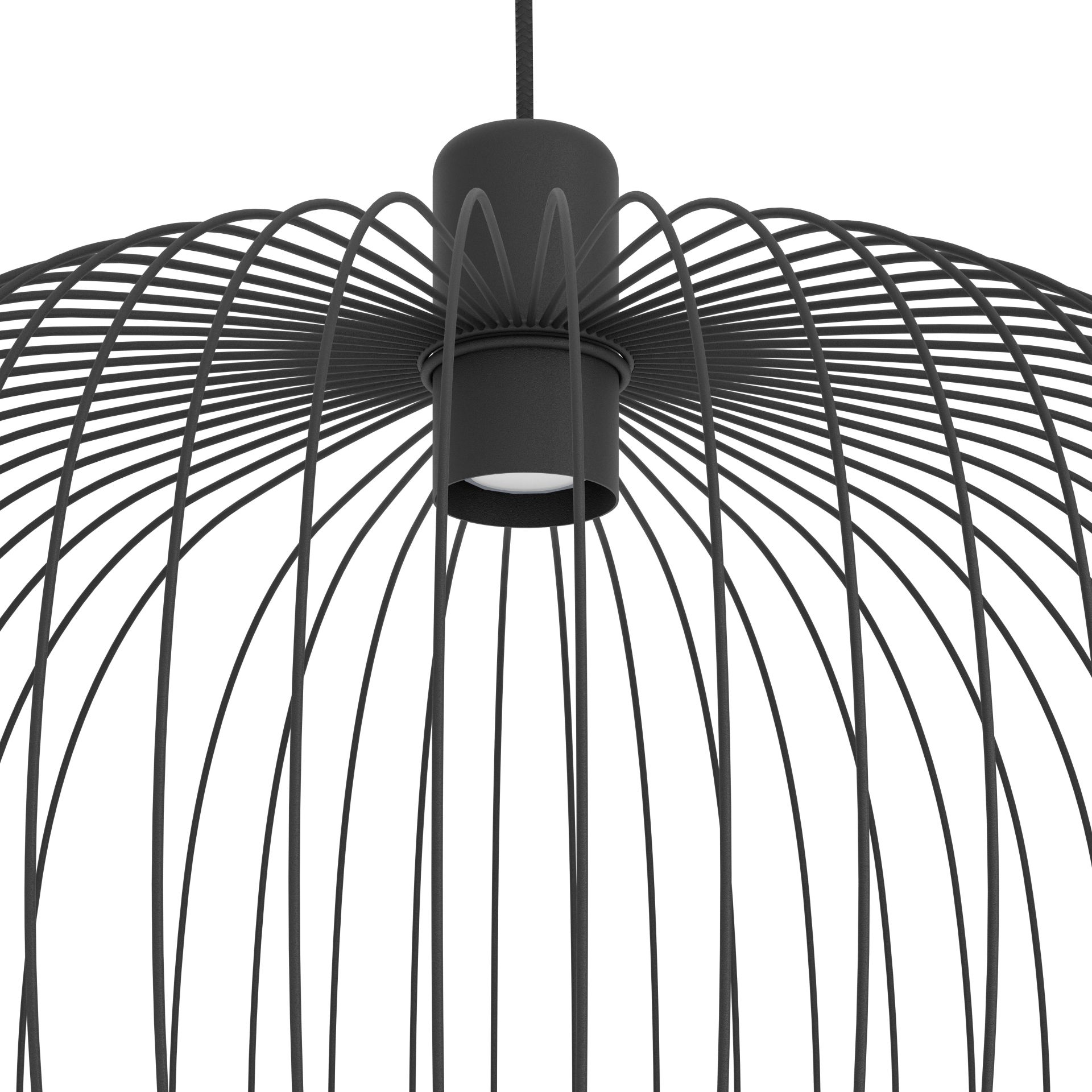 Eglo Lodods Hanglamp Zwart 450mm E27