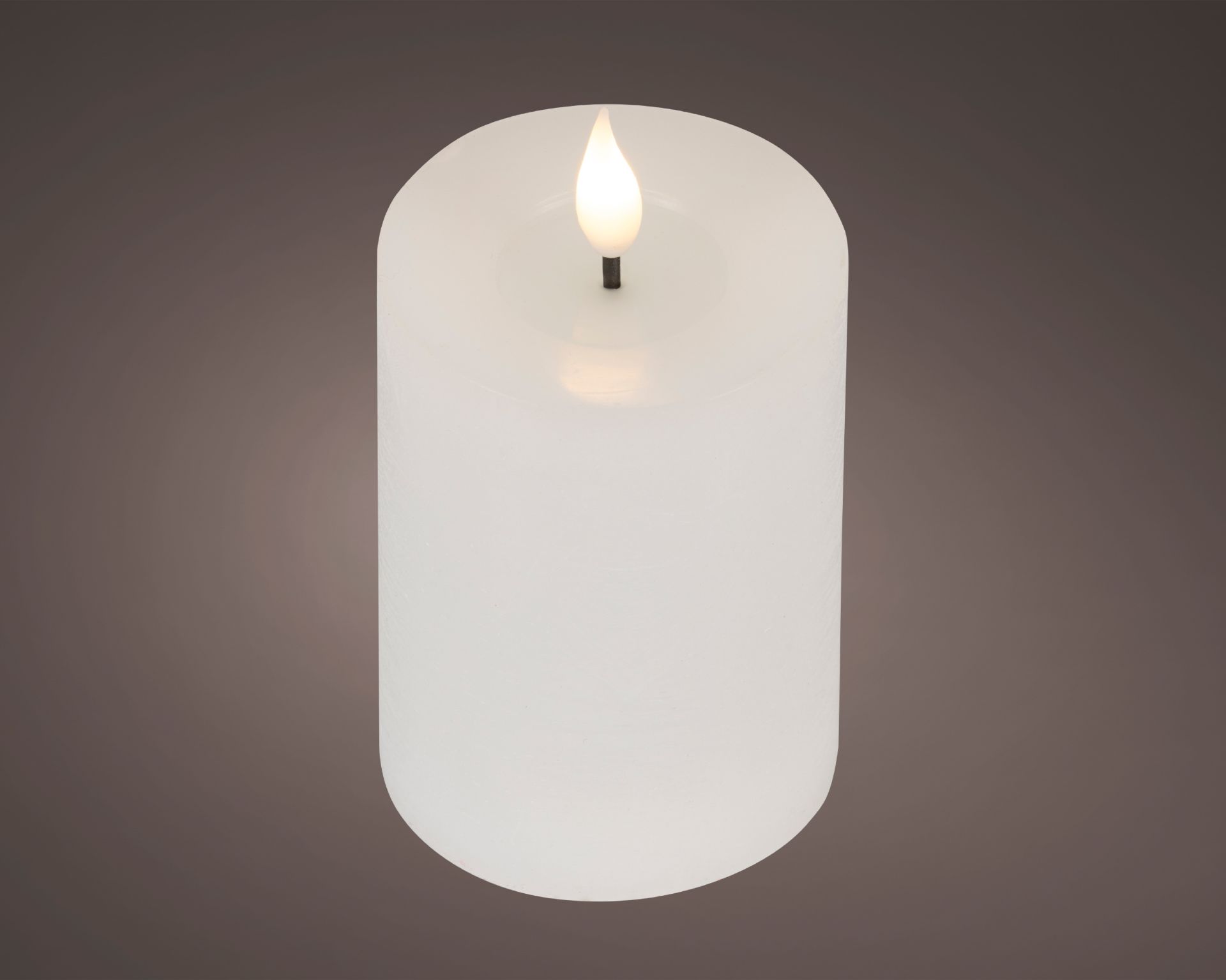 Kaars LED Real Wax Wit 7.5x13.5 cm - Warm Wit